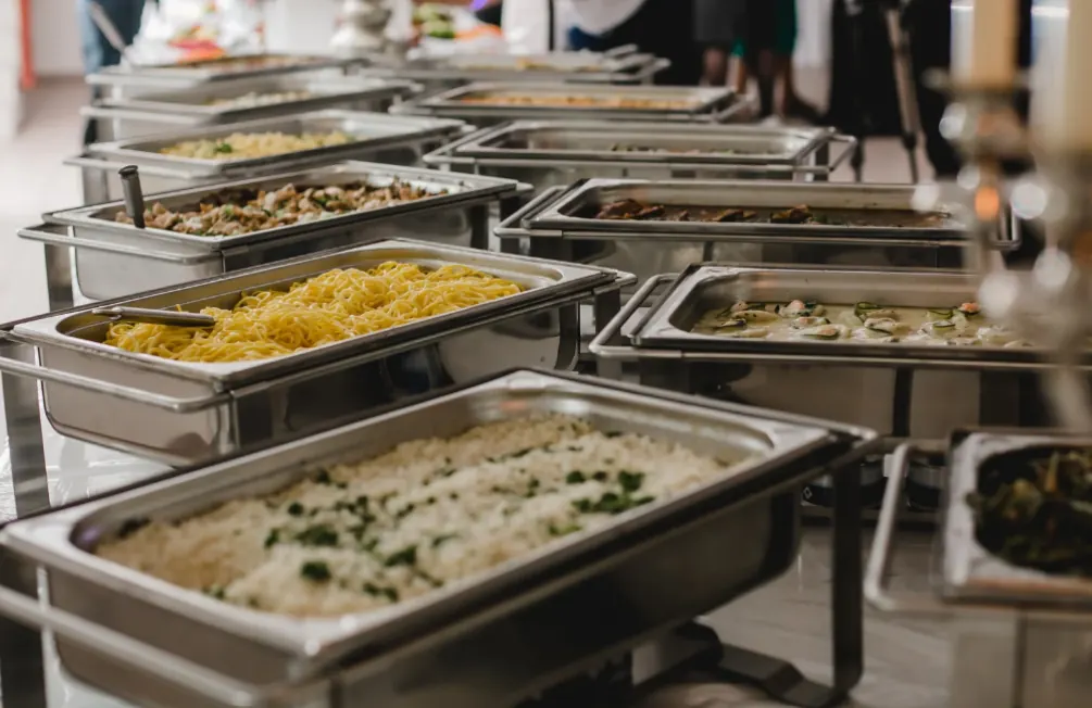Buffet für eine Firmenfeier