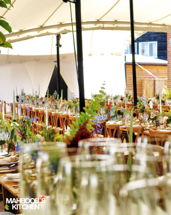 Catering im Freien für ein Vereinsfest